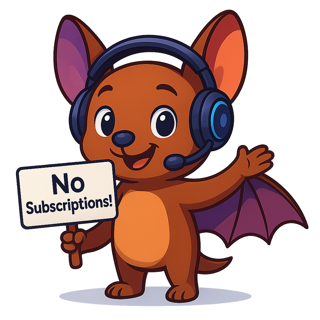 Freedom from subscription fees